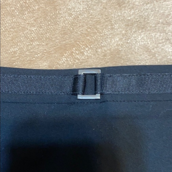 Ann Taylor Stretch MIDI Black Skirt - Picture 4 of 7